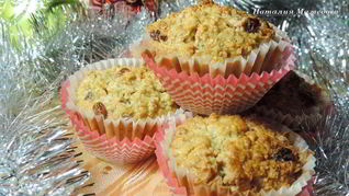 Низкокалорийные овсяные маффины