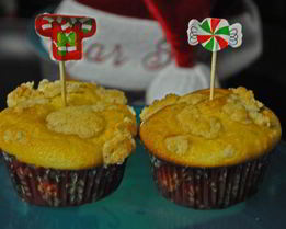 Праздничные Эгг-ног маффины
