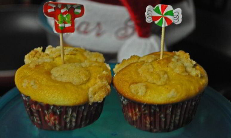 Рецепт праздничных эгг-ног маффины