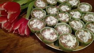 Шоколадные маффины на ряженке