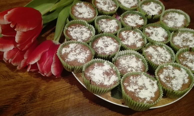 Рецепт шоколадных маффинов на ряженке