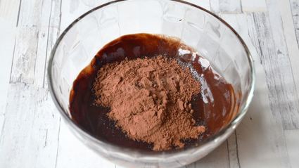 шоколадные маффины с творогом