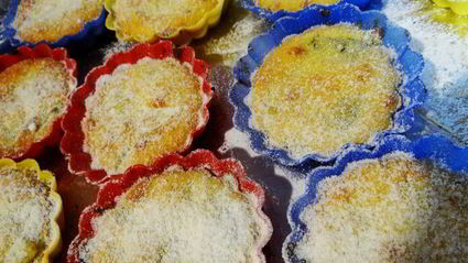 творожные маффины с кусочками банана и киви божественная нежность