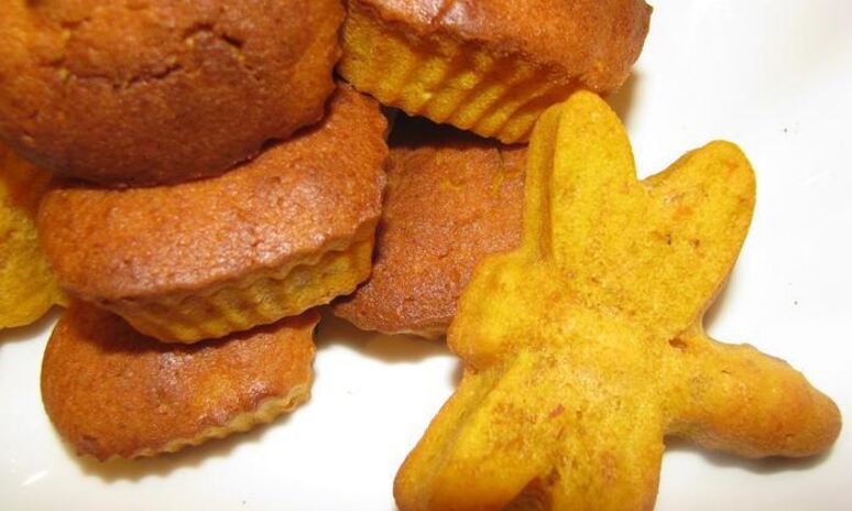 Рецепт тыквенных маффинов с миндалем, лимоном и имбирем