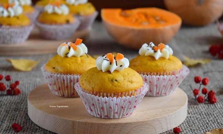 Рецепт тыквенных маффинов с шоколадом