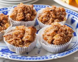 Яблочно-хлебные маффины