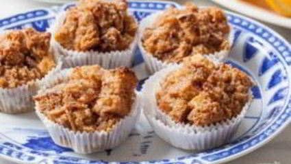 яблочно-хлебные маффины