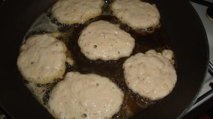 банановые оладушки с шоколадом