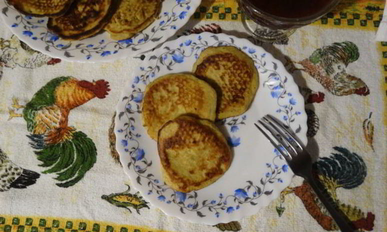 Рецепт банановых оладий