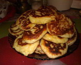 Дрожжевые оладьи