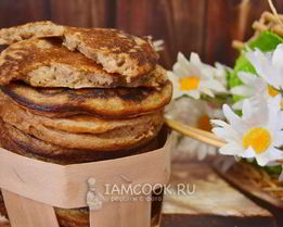 Гречневые оладьи из гречневой муки