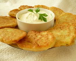 Кабачковые оладушки на кефире