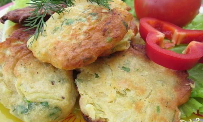 Рецепт кабачковых оладий без яиц