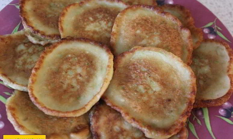 Рецепт кабачковых оладий сладких