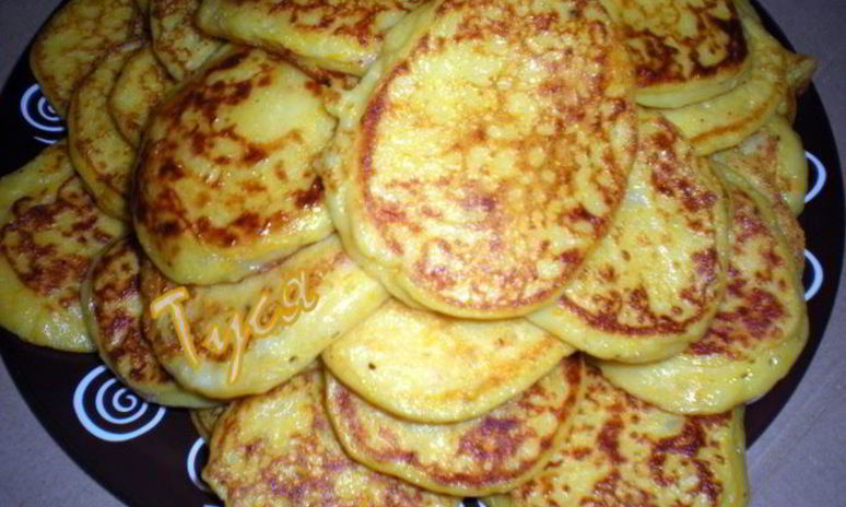 Рецепт картофельно-тыквенных оладьи