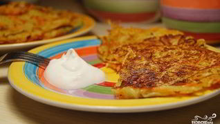 Картофельные оладьи постные