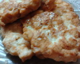Куриные оладушки с грибами