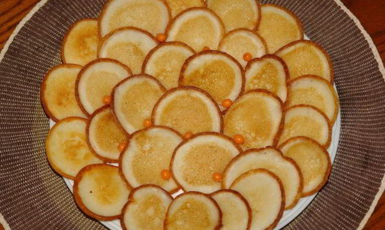 Рецепт мини оладушки с хрустящим ободком