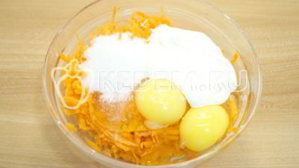 морковные оладьи