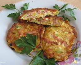 Оладии из кабачков