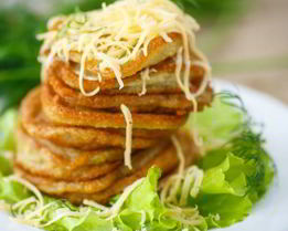 Оладушки из кабачков без муки