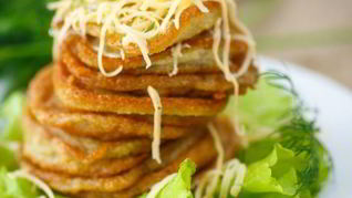 Оладушки из кабачков без муки