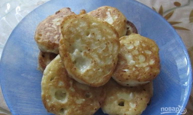 Рецепт оладушек из творога