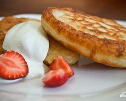 Оладушки на сыворотке