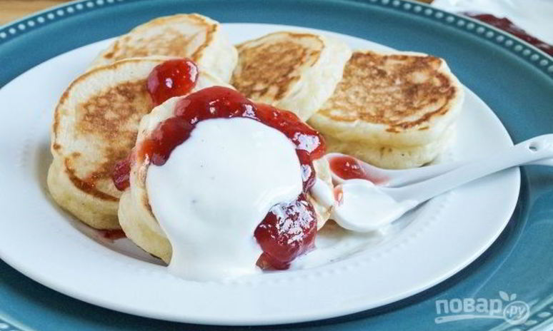 Рецепт оладий дрожжевых на кефире