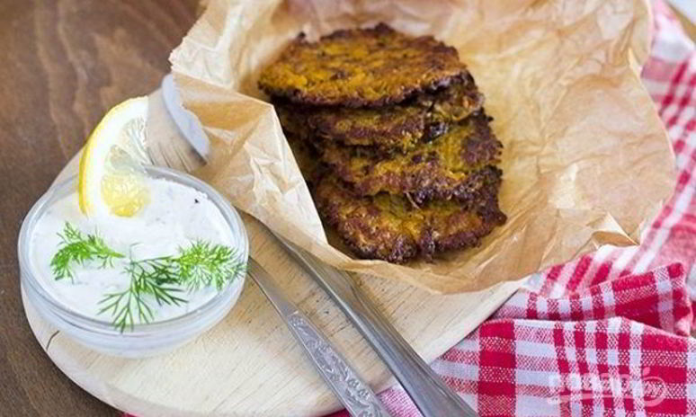 Рецепт оладий из баклажанов