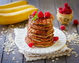 Оладьи из бананов и яиц