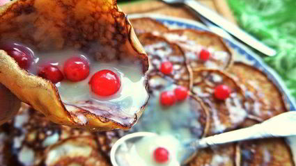 оладьи из двух продуктов