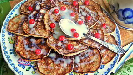 оладьи из двух продуктов