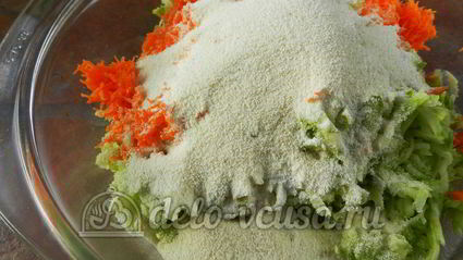 оладьи из кабачков с морковью