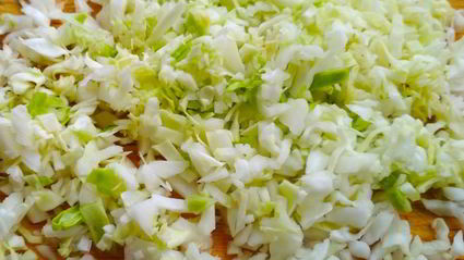 оладьи из капусты и куриного фарша