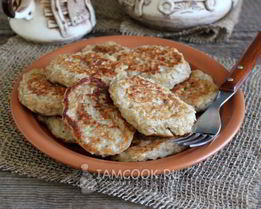 Оладьи из овсянки и банана