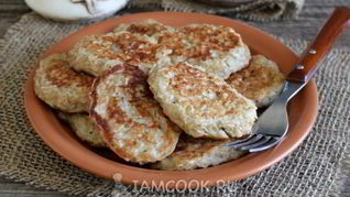 Оладьи из овсянки и банана