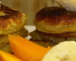 Оладьи из тыквы и банана