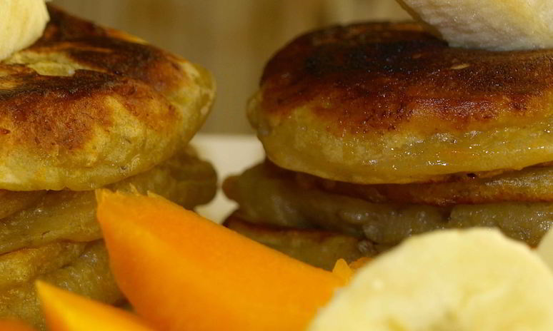 Рецепт оладий из тыквы и банана