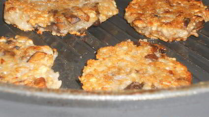 оладьи картофельные с грибами