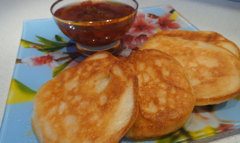 Рецепт оладий на йогурте