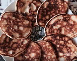 Оладьи на сливках