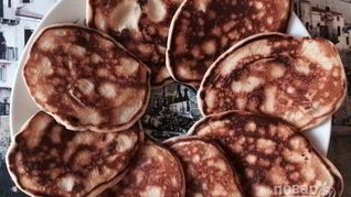 Оладьи на сливках