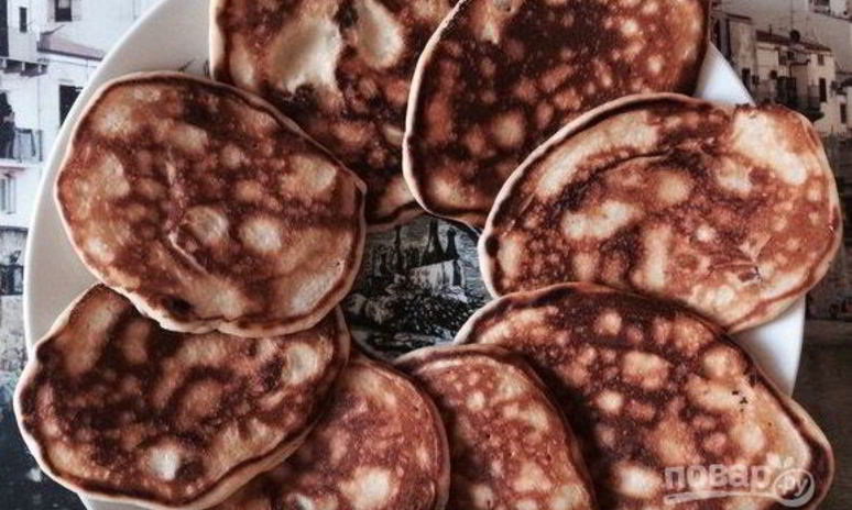 Рецепт оладий на сливках