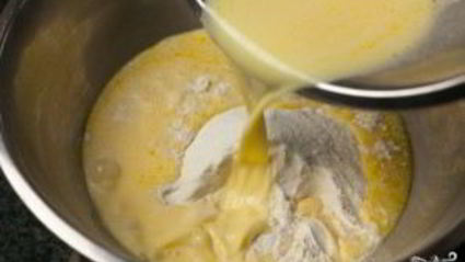 оладьи с черникой