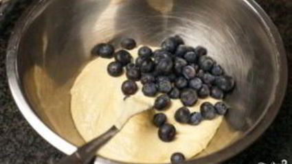 оладьи с черникой