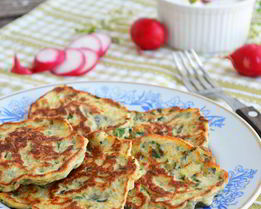 Оладьи с крапивой