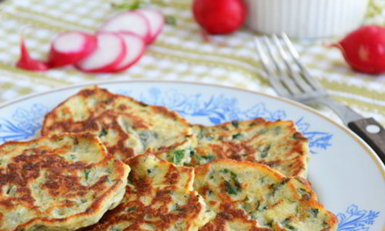 Рецепт оладий с крапивой