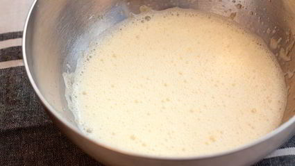 оладьи с персиками