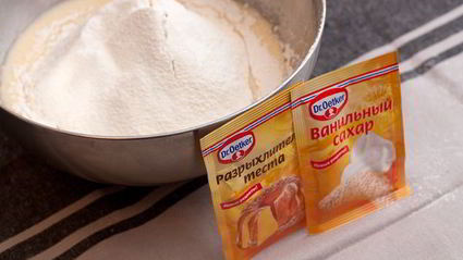 оладьи с персиками